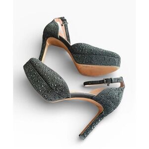 Naturalizer x Pnina Tornai Rak Black Platform Pump $325 Sz 8 With Box + Dust Bag